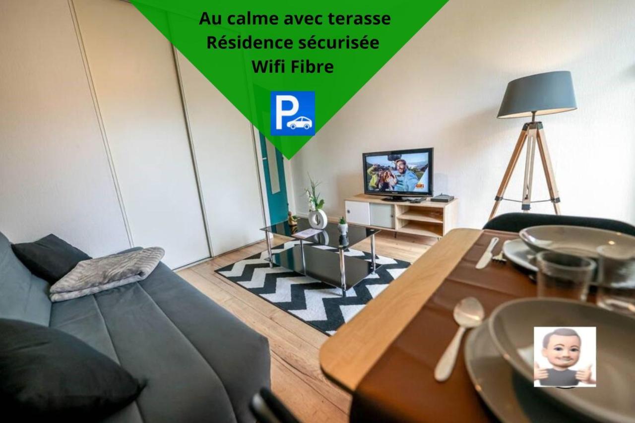 Appartamento Le petit Park-studio-terrasse- piscine-WIFI FIBRE Pau Esterno foto